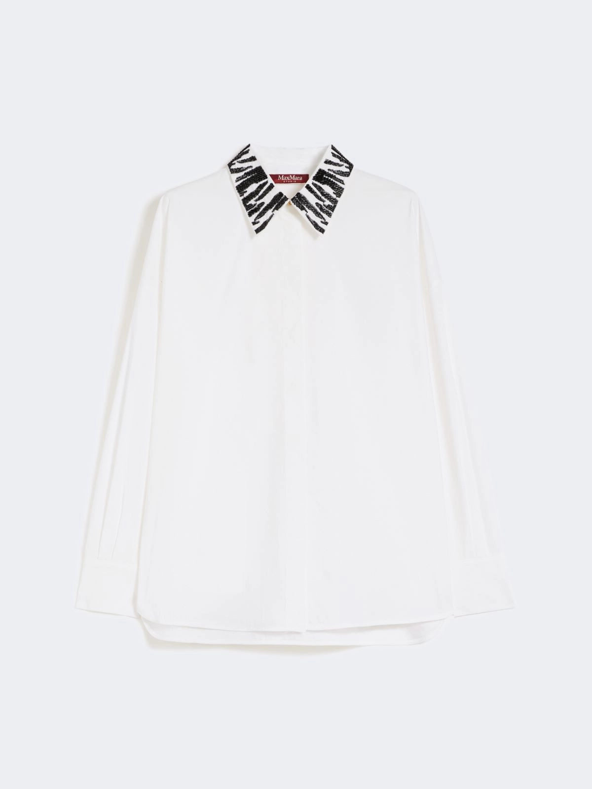 MAX-2111102 MSTGENE WHITE DETAIL BLOUSE