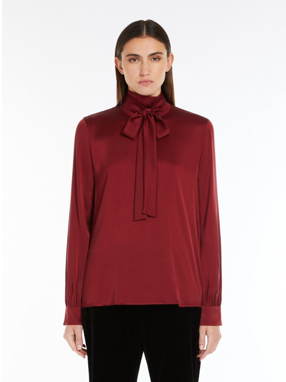 MAX-2426116032 MARAT ROSE BOW BLOUSE