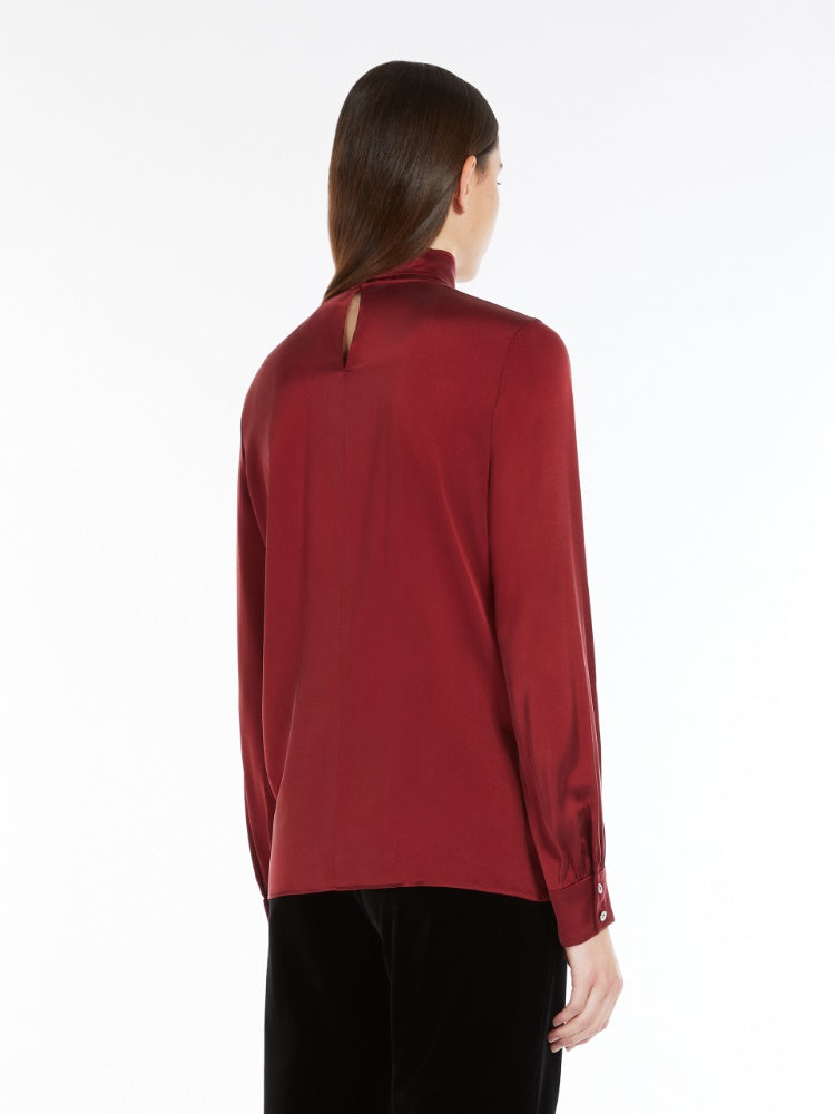 MAX-2426116032 MARAT ROSE BOW BLOUSE