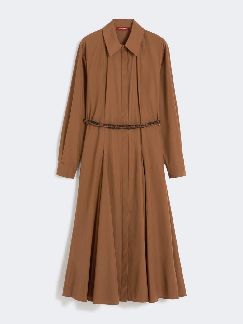 MAX-261622106 MSTAFFETTO SAND POPLIN DRESS