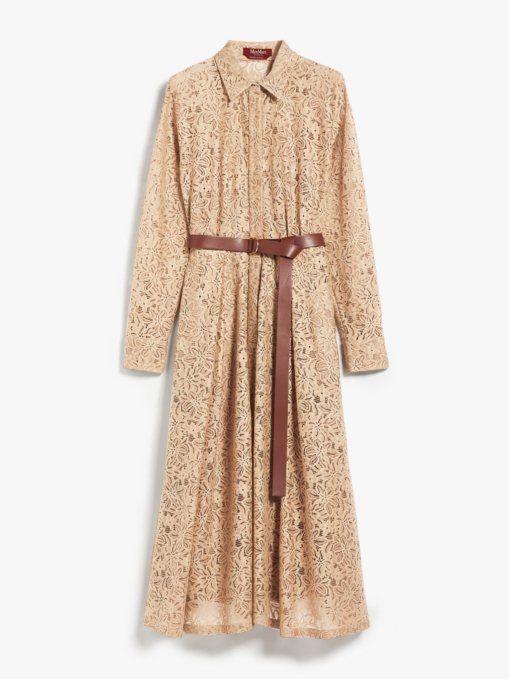 MAX-AGADIR SAND LACE DRESS