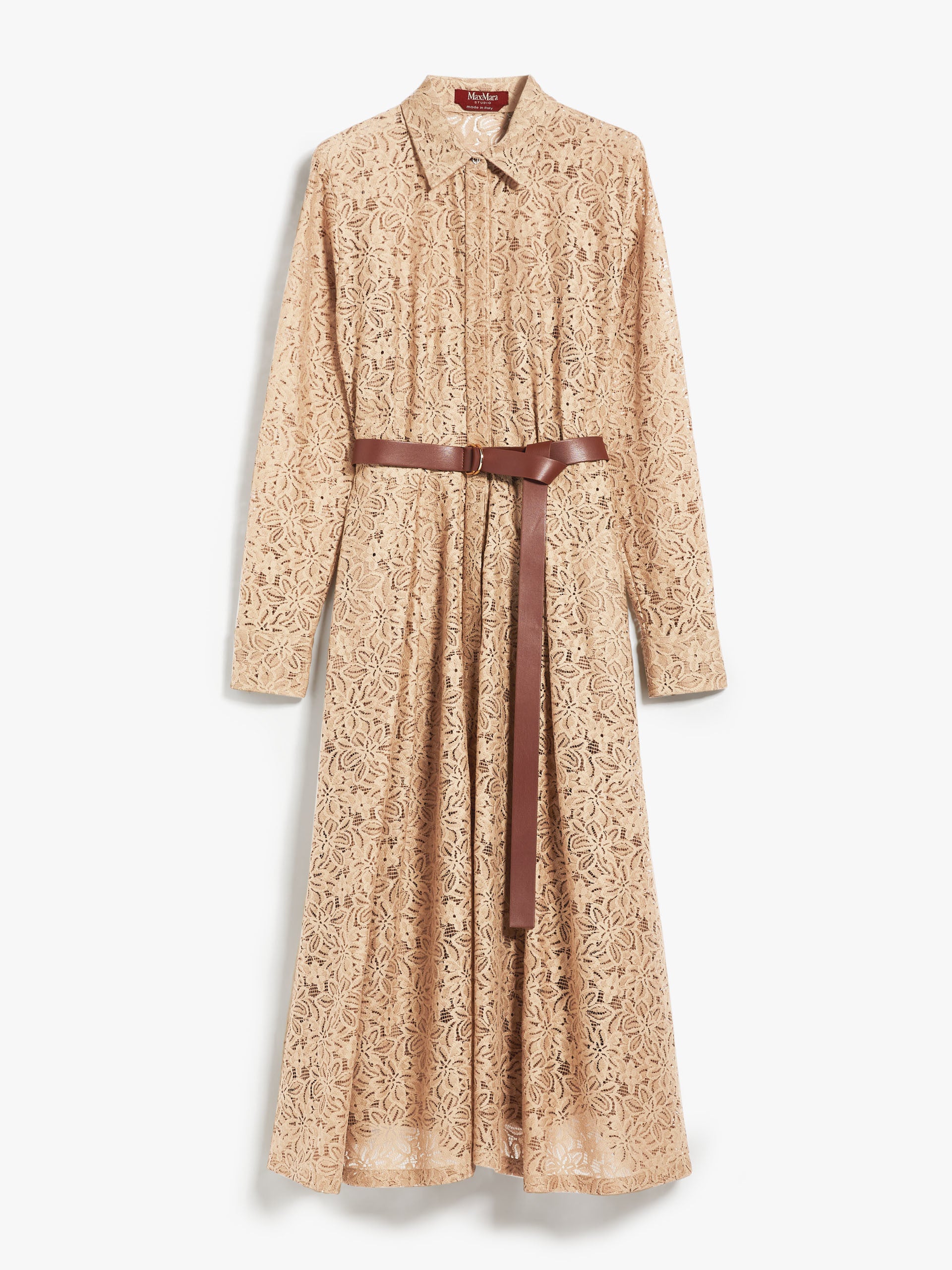 MAX-AGADIR SAND LACE DRESS