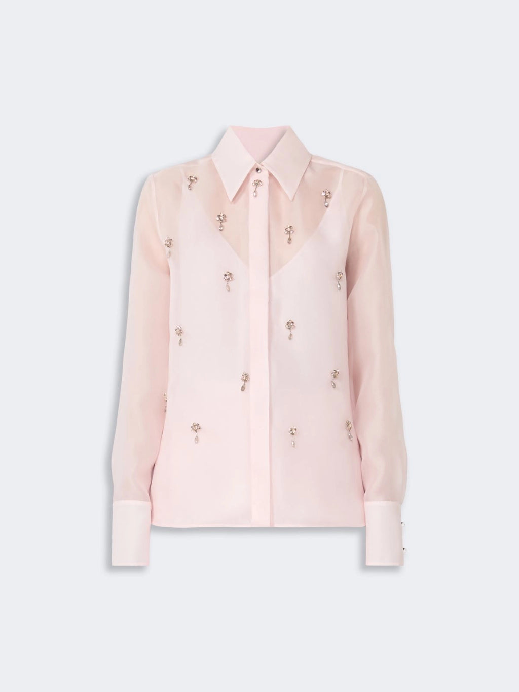 MAX-2616261013 MSEAGI PINK CRYSTALS BLOUSE