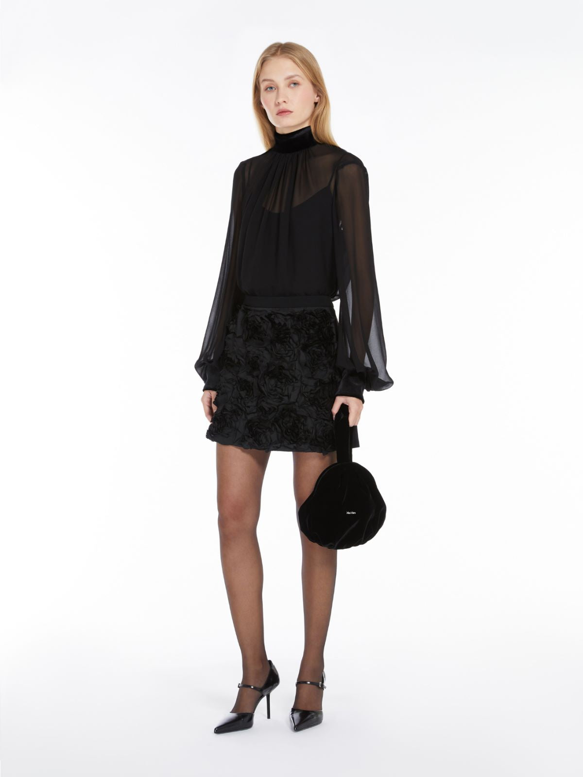 MAX-2426266014 FINALE BLACK BLOUSE