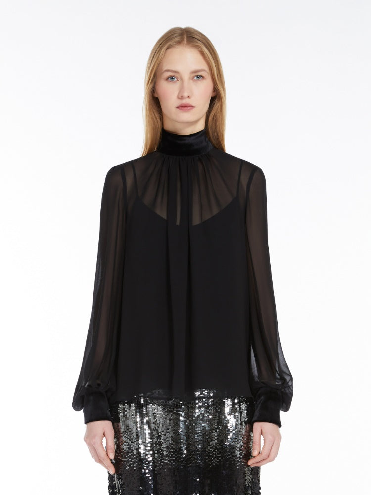 MAX-2426266014 FINALE BLACK BLOUSE