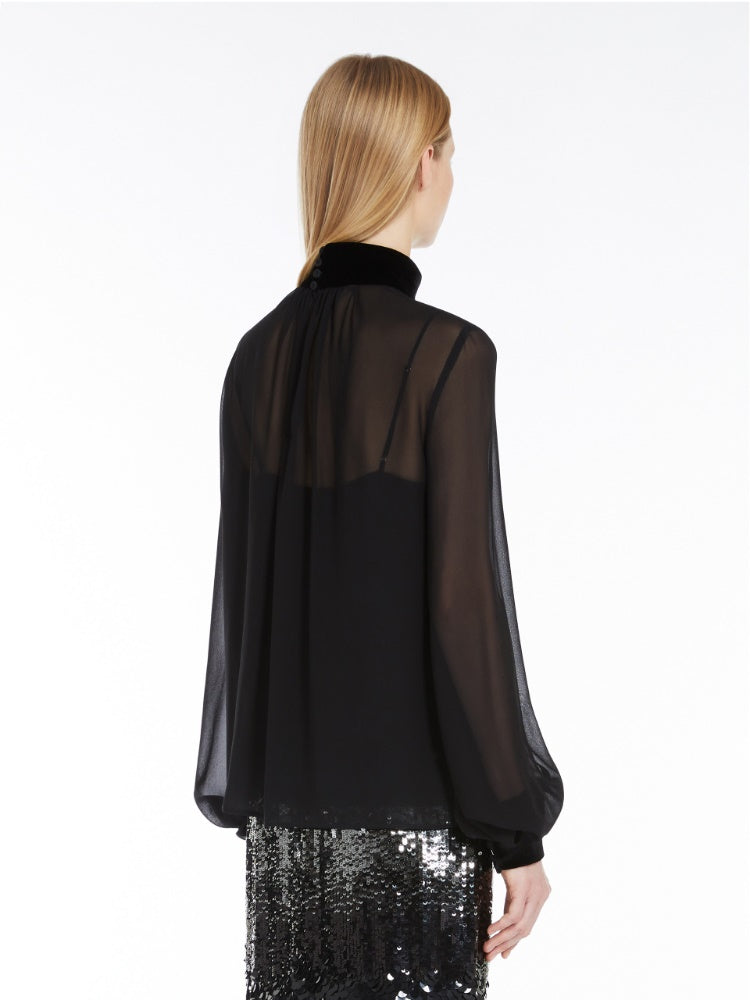 MAX-2426266014 FINALE BLACK BLOUSE