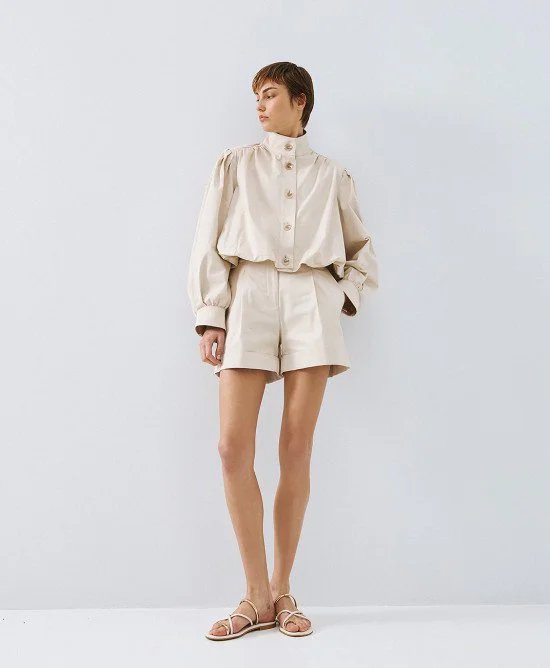 ACC-63-1020-856 VANILLA BUTTON JACKET