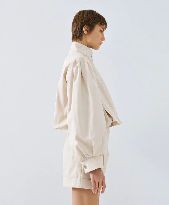 ACC-63-1020-856 VANILLA BUTTON JACKET