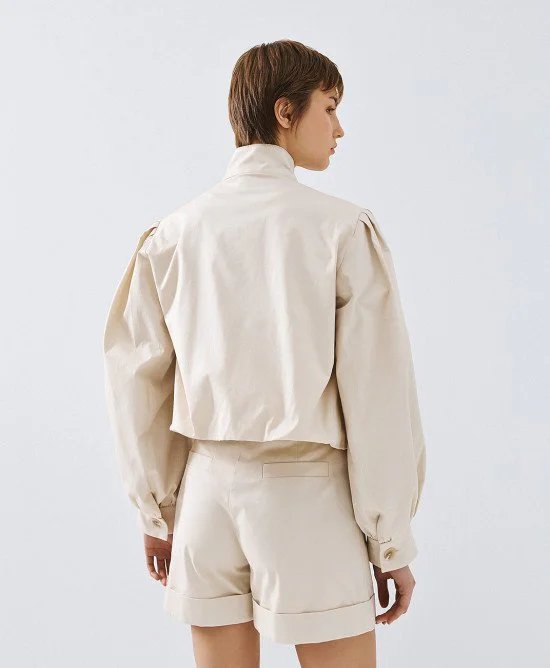 ACC-63-1020-856 VANILLA BUTTON JACKET