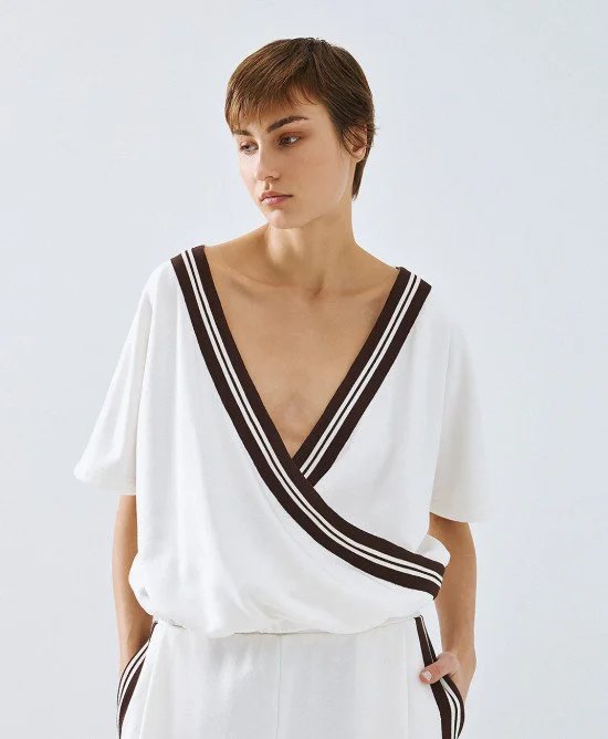 ACC-63-2145-766 WHITE WRAP TOP