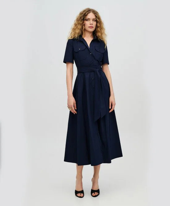 ACC-63-3318-187 NAVY POCKET SHIRT DRESS