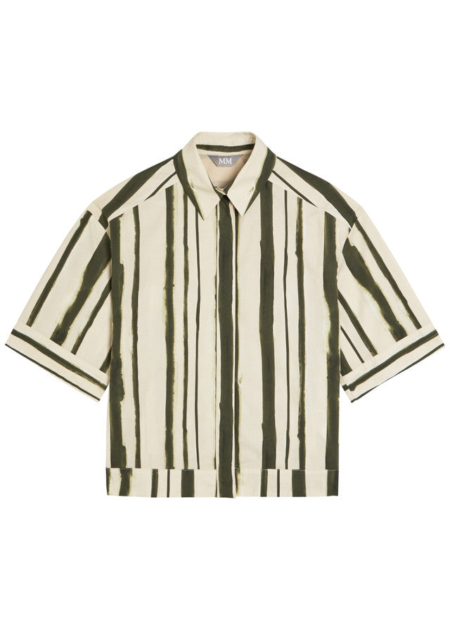 MM-261611104600 MMLPALLORE MOSS GREEN SHIRT