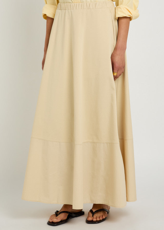 MM-261677101 MMLRIBES CAMEL SKIRT