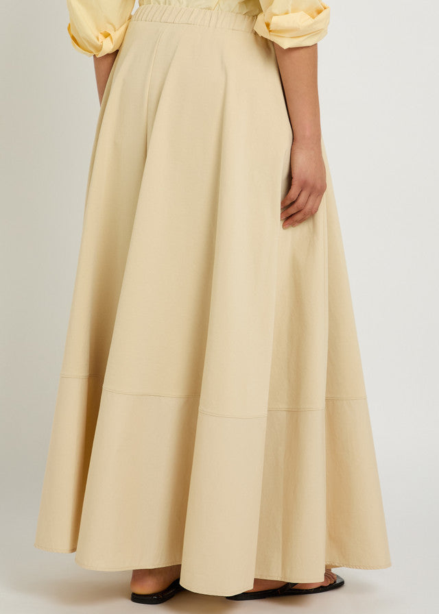 MM-261677101 MMLRIBES CAMEL SKIRT
