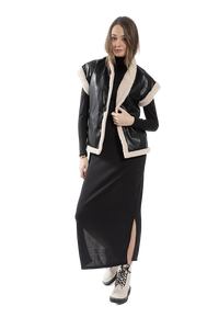 O&E-ST924B BLACK&WHITE VEST