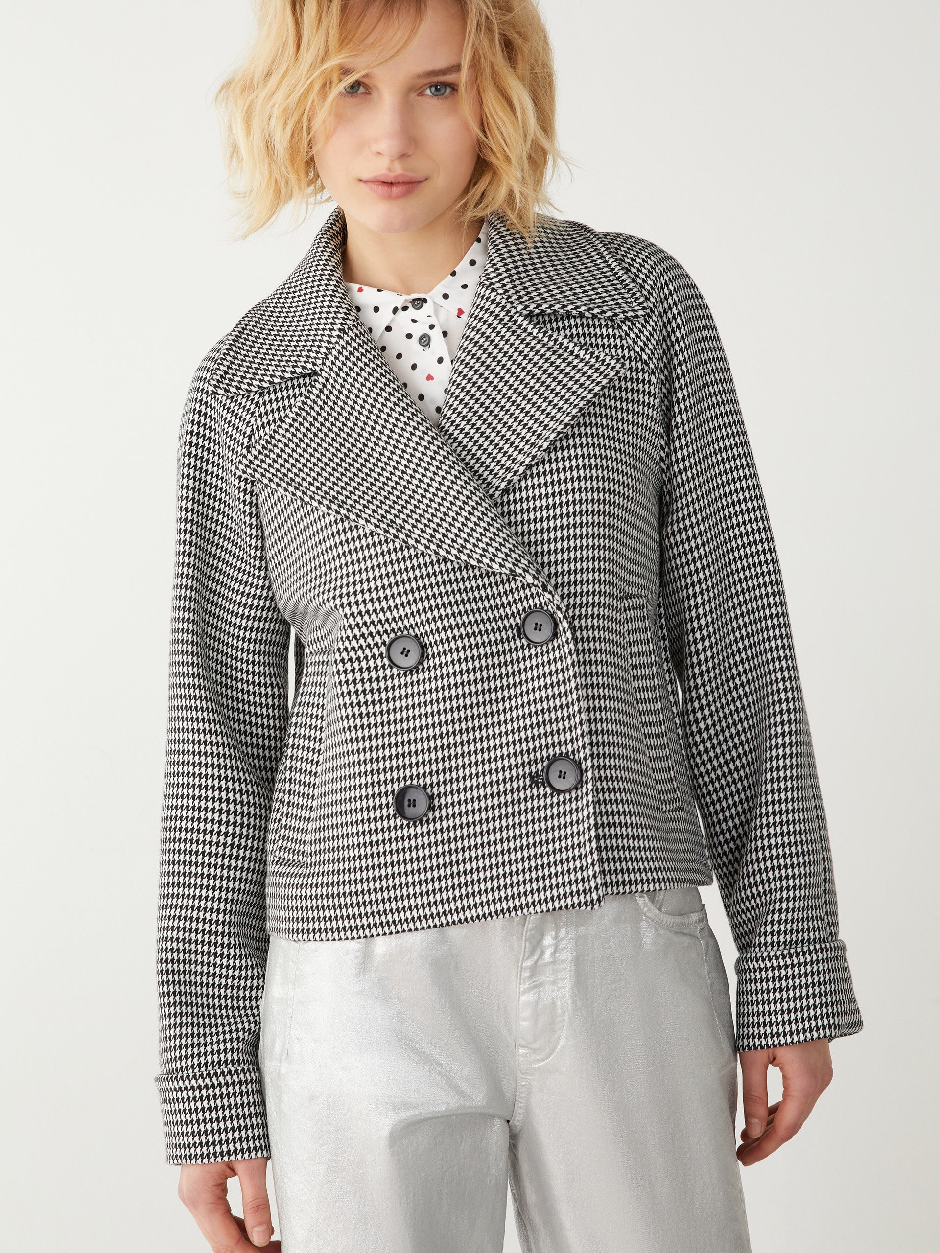 IBLUES-24270606 PALOS BLACK COAT.