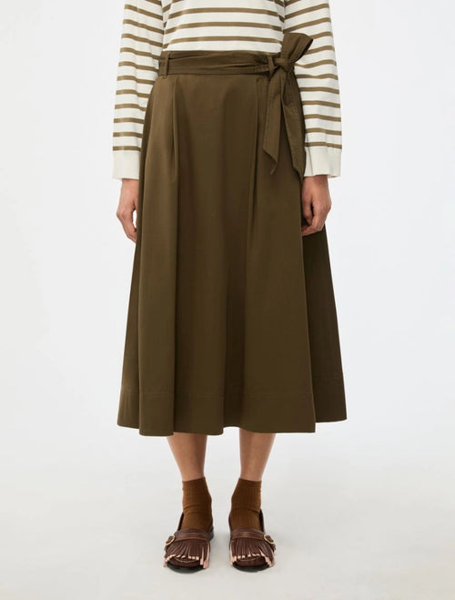IBL-21710101 IBLZUPPA KHAKI TIE SKIRT