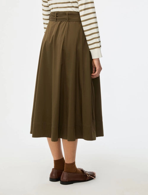 IBL-21710101 IBLZUPPA KHAKI TIE SKIRT