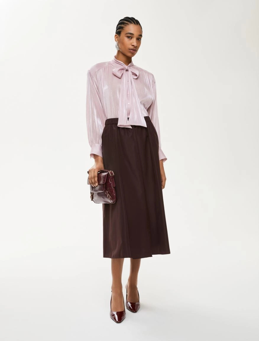 IBL-252710611 CAVALLO BORDEAUX ELASTIC SKIRT