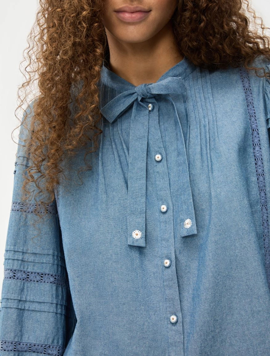 IBL-21711102 IBLGHIANDOLA DENIM BLOUSE