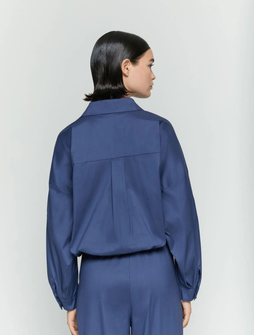 IBL-251711106 PALMAS NAVY ELASTICATED BLOUSE