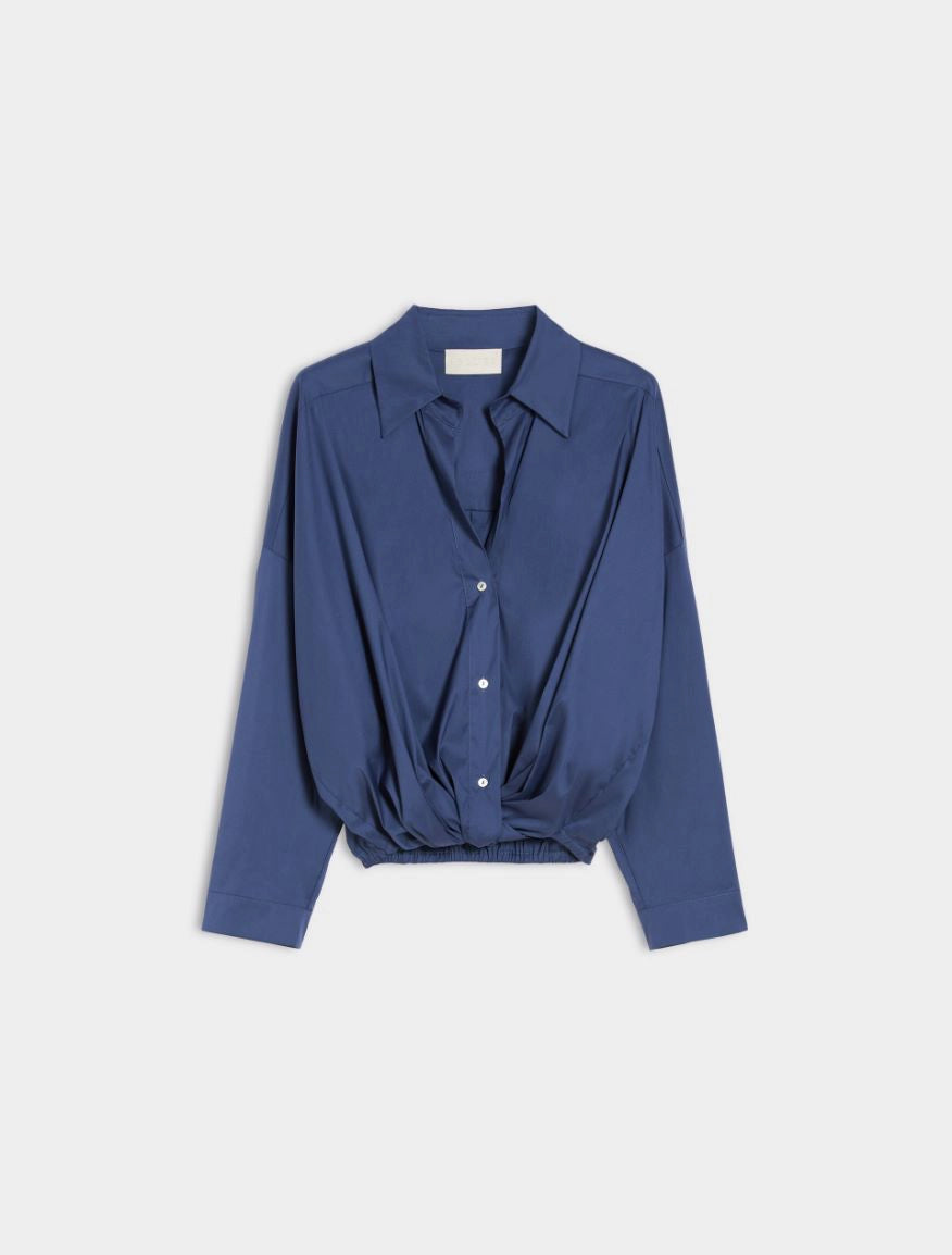 IBL-251711106 PALMAS NAVY ELASTICATED BLOUSE