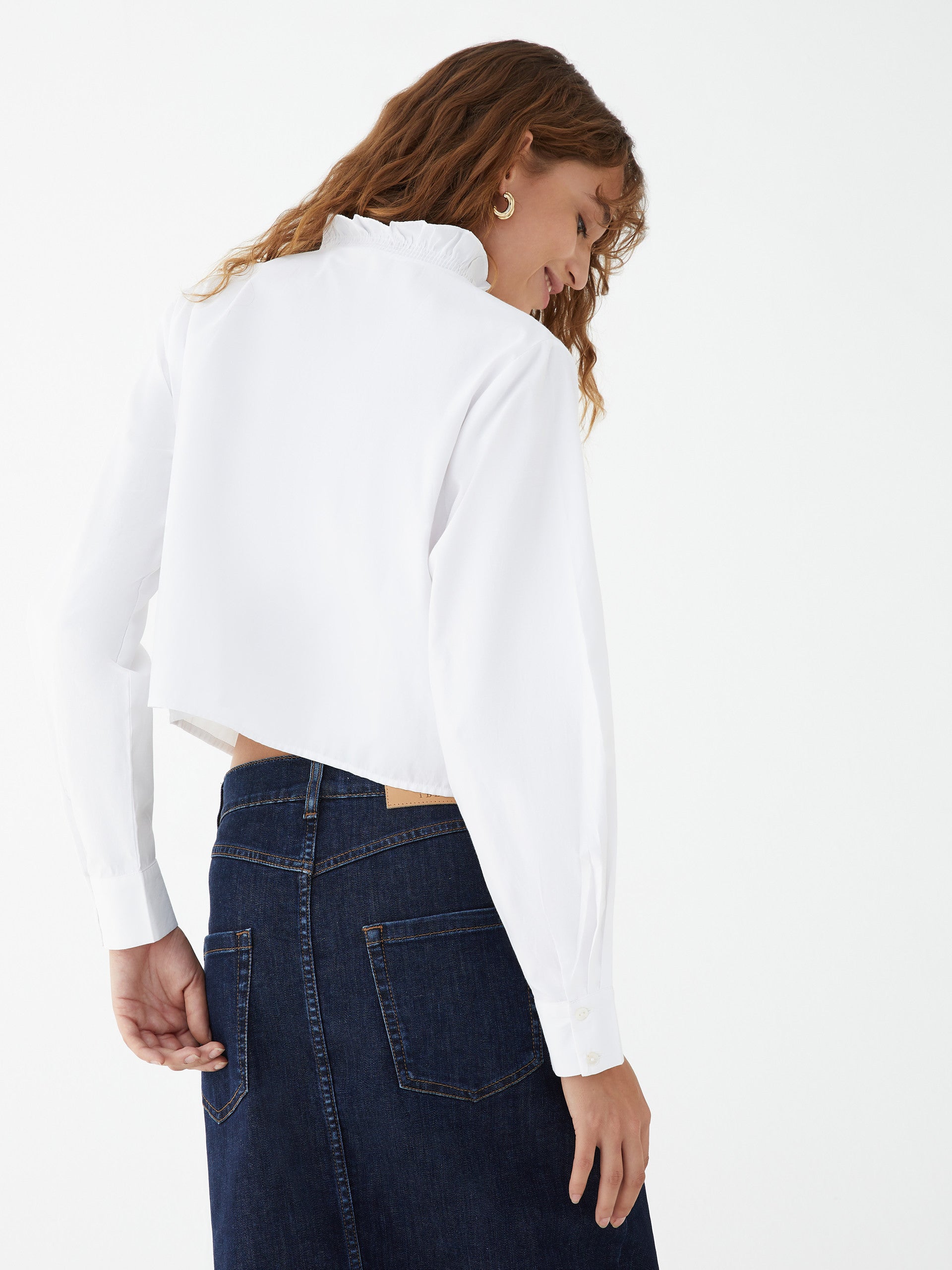 IBL-2417111071 CARELLO WHITE BLOUSE