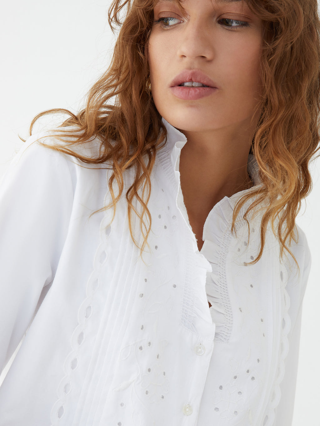 IBL-2417111071 CARELLO WHITE BLOUSE