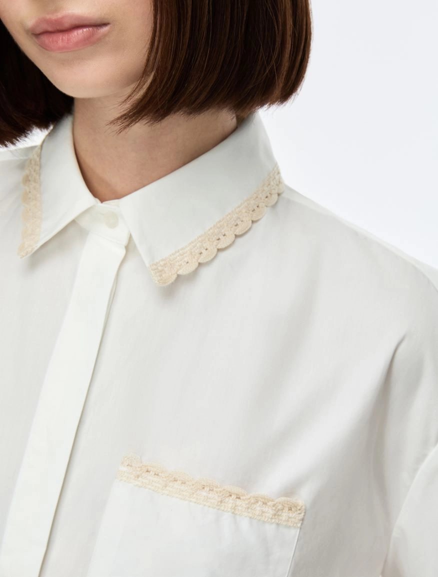 IBL-21711114 IBLAFELIO IVORY POCKET BLOUSE