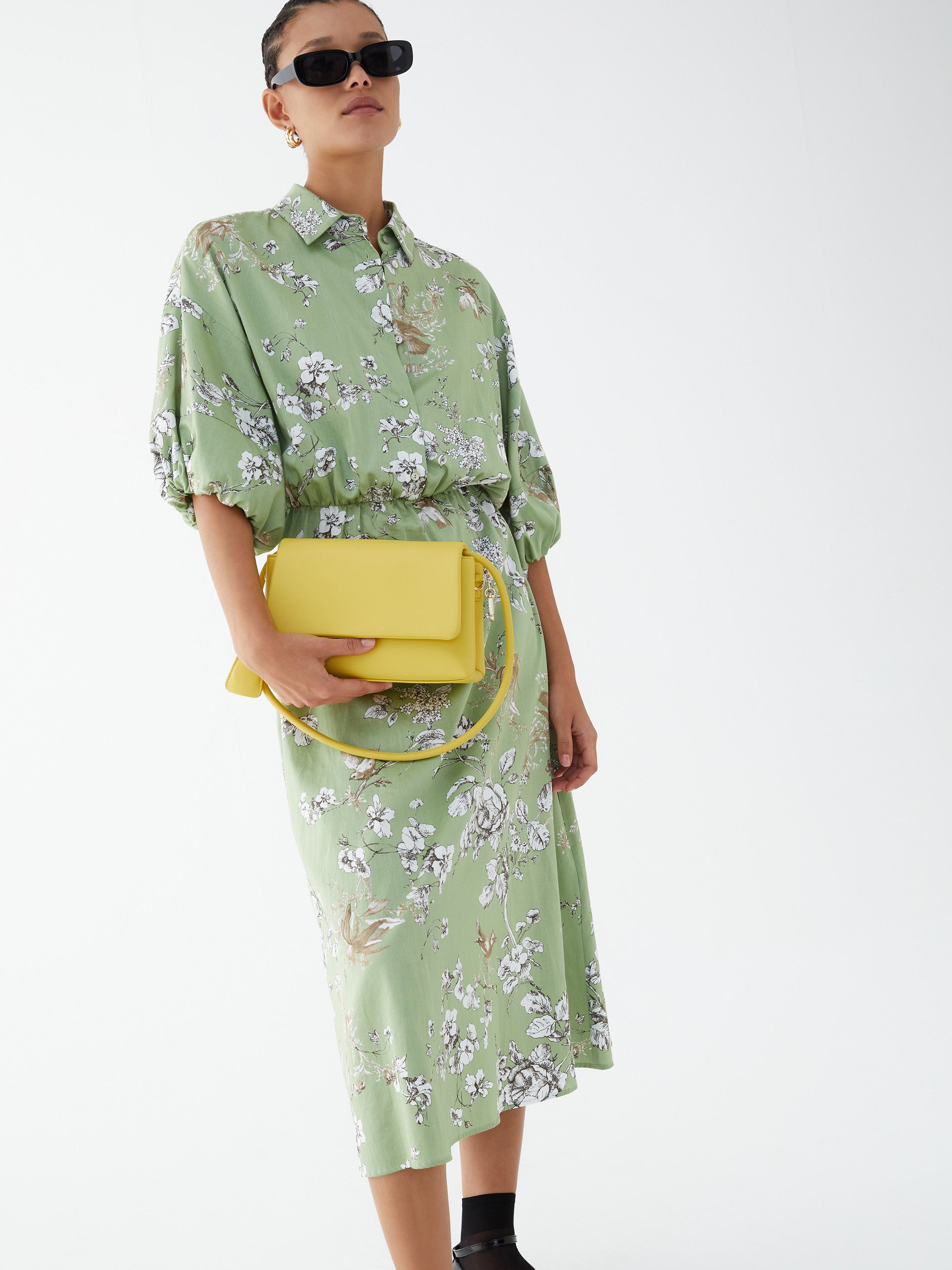 IBL-24172210 CATENA GREEN DRESS