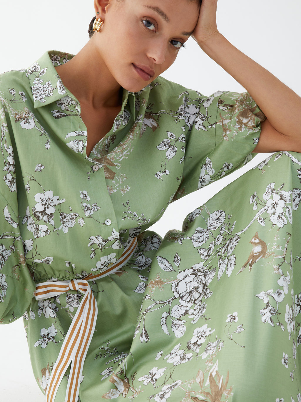 IBL-24172210 CATENA GREEN DRESS