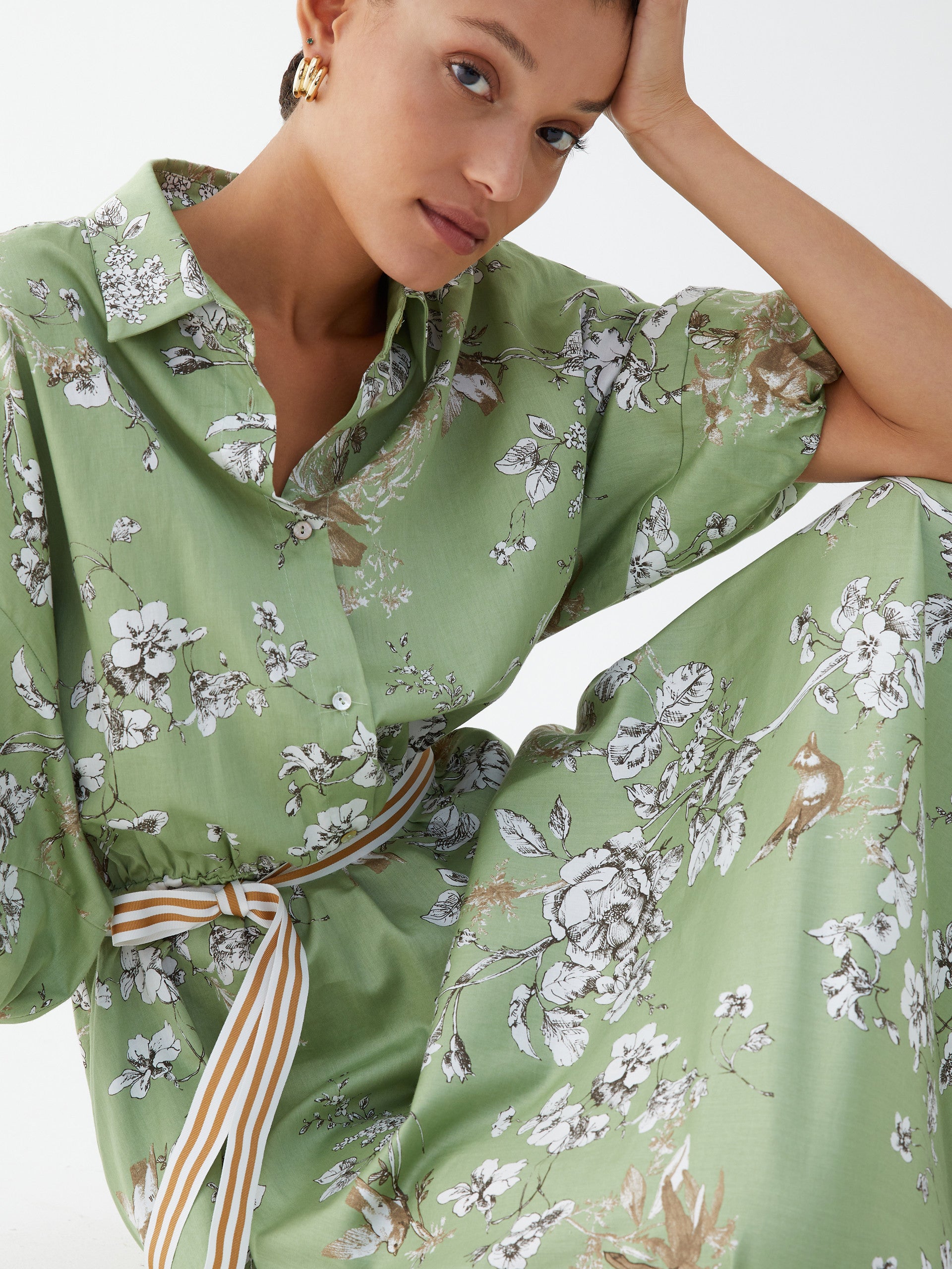 IBL-24172210 CATENA GREEN DRESS