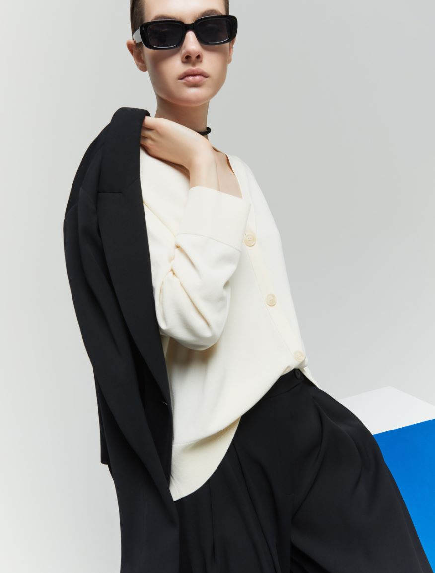 IBL-251734104 CERNIA CREAM CARDIGAN