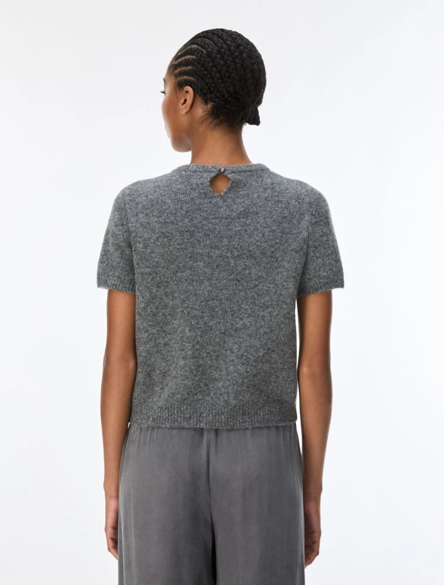 IBL-2627366111 IBLTENACE GREY JEWEL DETAIL TOP