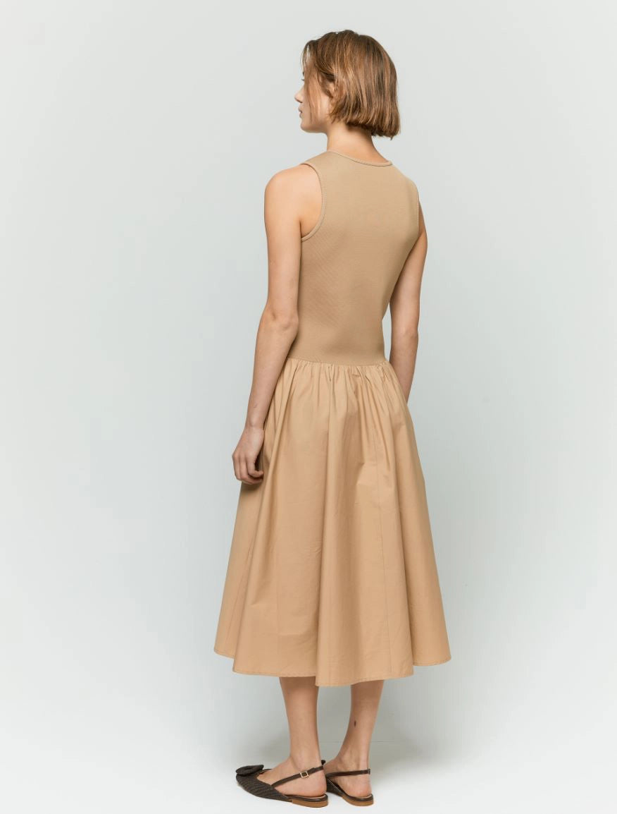 IBL-25172103 CARAVEL CARAMEL SLEEVELESS DRESS