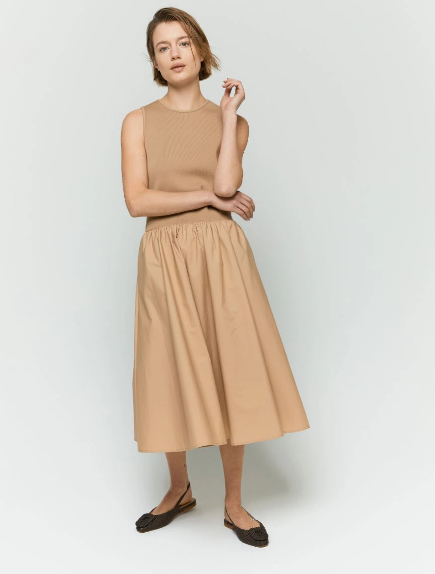 IBL-25172103 CARAVEL CARAMEL SLEEVELESS DRESS