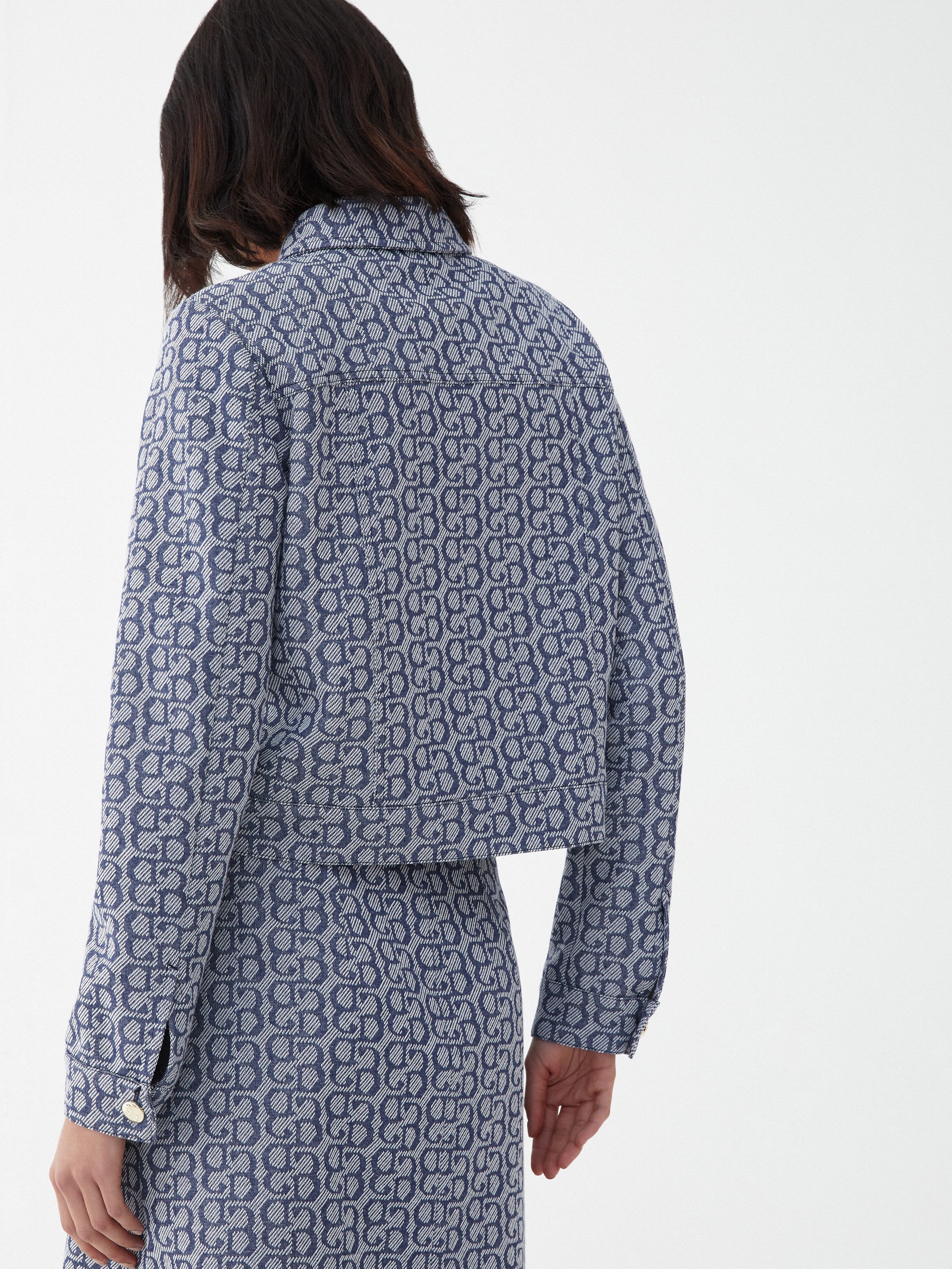 IBL-9181 FIBRA1 BLUE PRINT JACKET