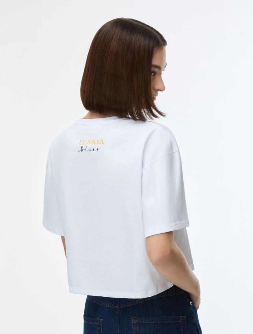IBL-261797106 IBLELODIA WHITE SUN T-SHIRT