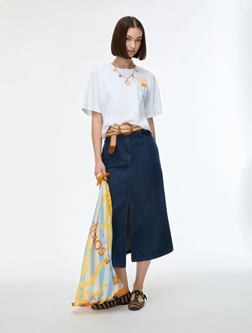 IBL-261797106 IBLELODIA WHITE SUN T-SHIRT