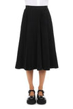 MSC-A0109 BLACK PLEATED SKIRT