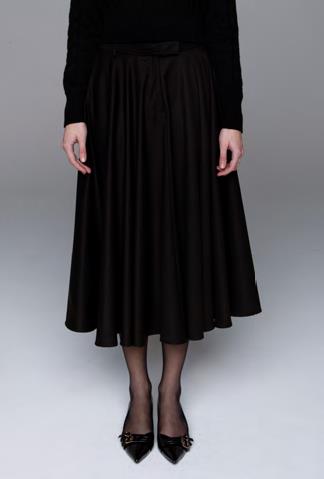 LAV- BF6WD031 BLACK CIRCLE SKIRT