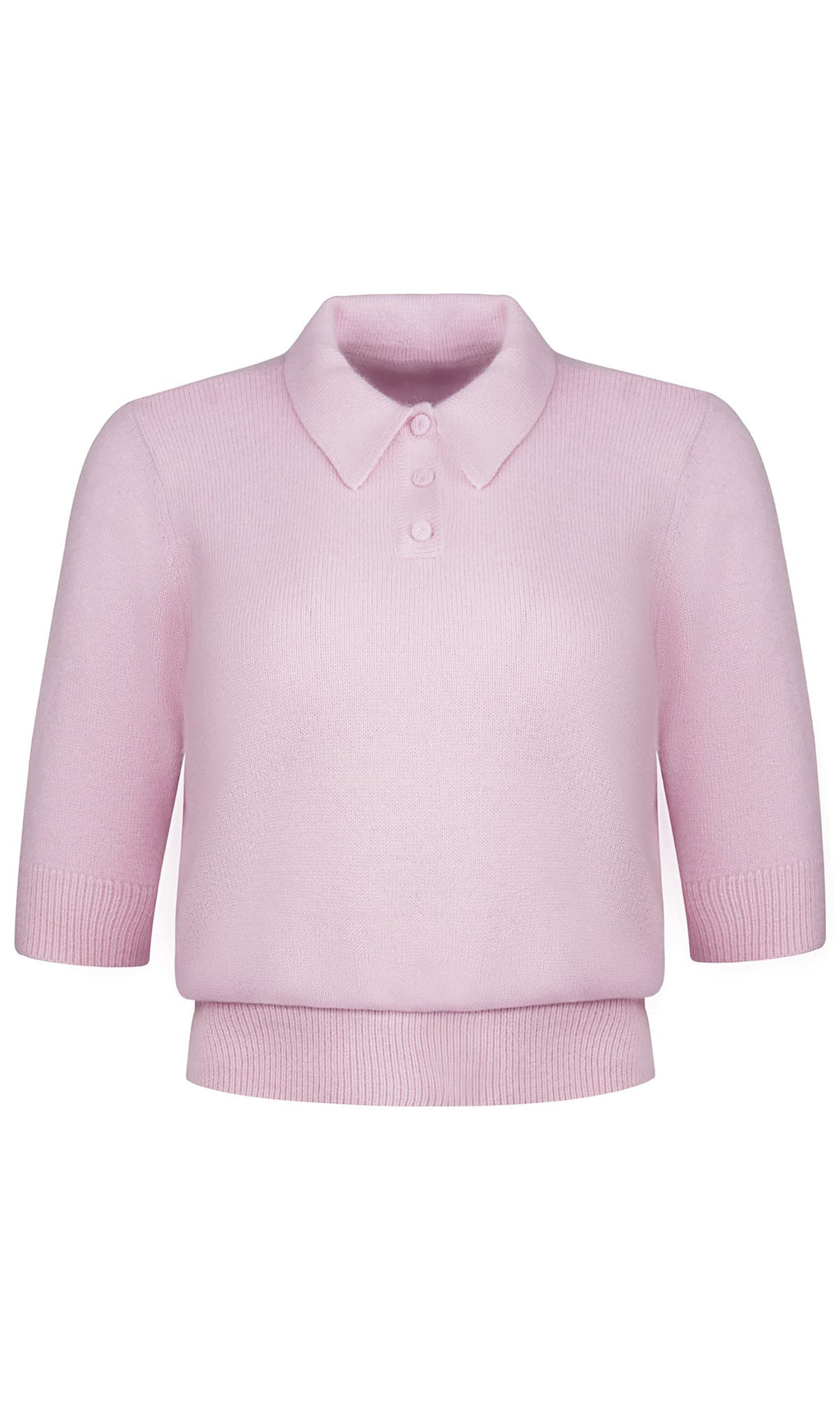 TWS-252TT3182 LAVENDER KNIT POLO SHIRT