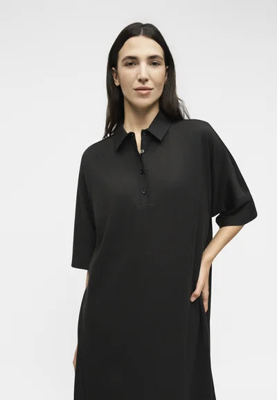 MM-261662102 MMLALBERO BLACK SHIRT DRESS