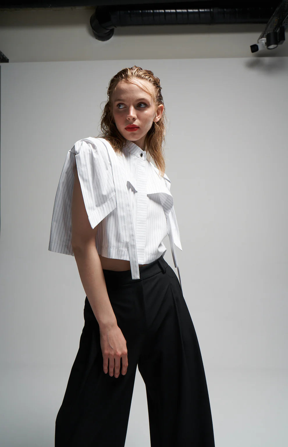 MAM-6624 OFF WHITE STRIPED SHIRT