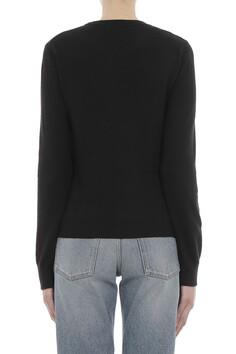 MSC-A0930 BEIGE&BLACK WREATH LOGO TOP