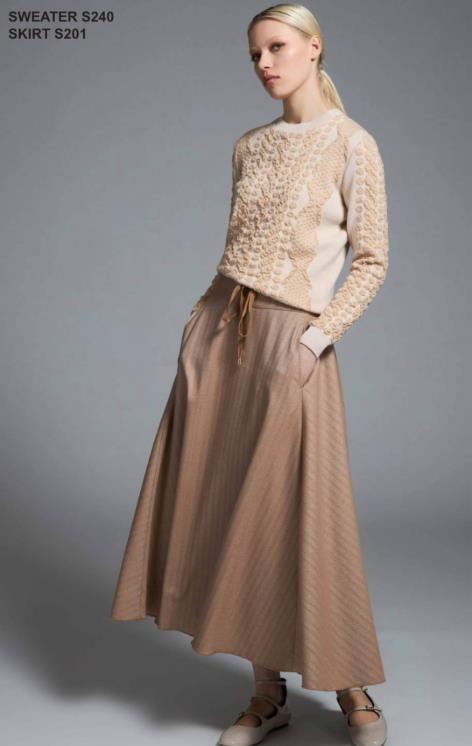TRC-S201 GREY BOWTIE SKIRT
