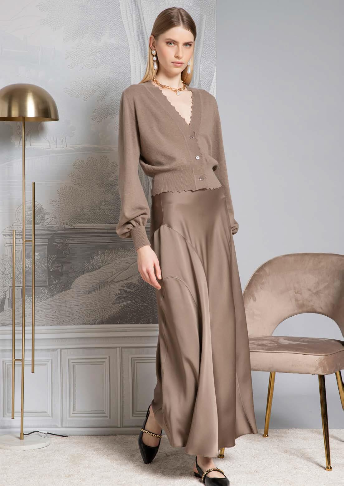 SHES SO-30/9035/S BROWN SKIRT