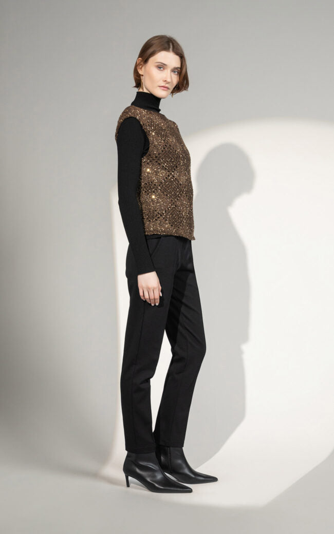 SHS-30 9116/Q ESPRESSO ARGYLE VEST