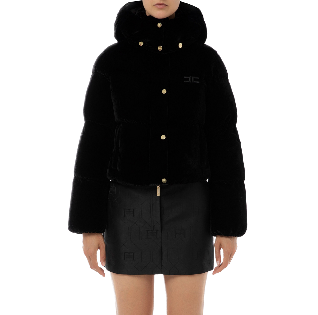ELS-PI62D36E2 BLACK PUFFER JACKET