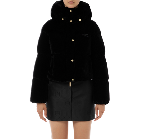 ELS-PI62D36E2 BLACK PUFFER JACKET